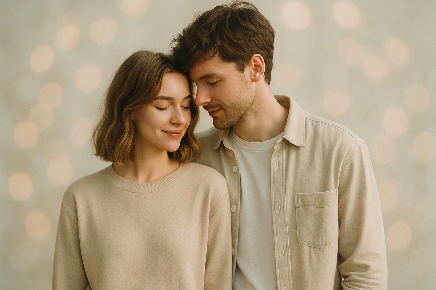 I want a young couple aestethic photo